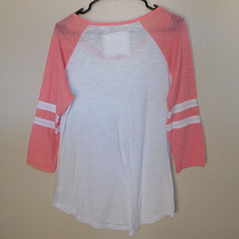 Reflex California Tee Shirt Retro Graphic 3/4 Sleeve Casual Thin Tee Shirt Logo - Picture 8 of 8